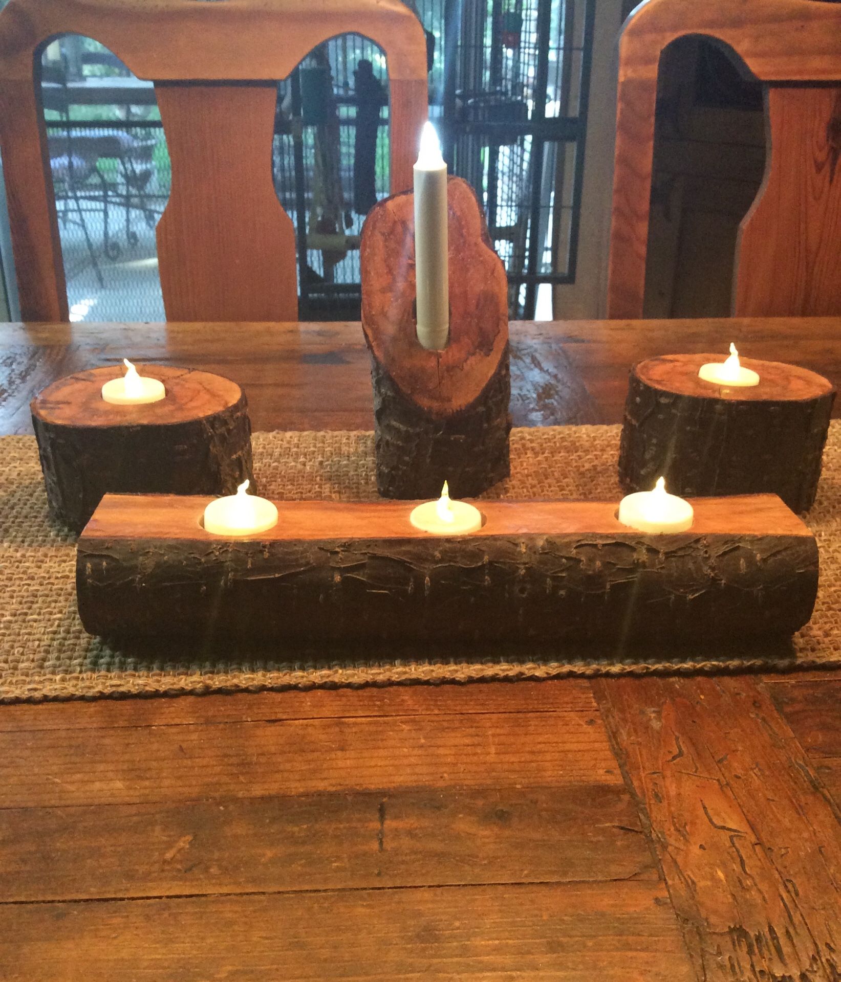 Candle holders battery operated