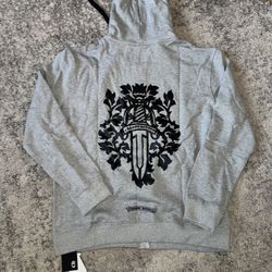 Gray Chrome Hearts Jacket 