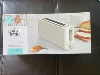 Martha Stewart 2-Slice Long Slot Toaster
