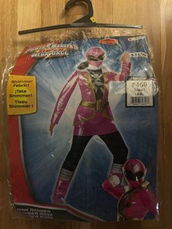 Child’s pink power ranger costume - small