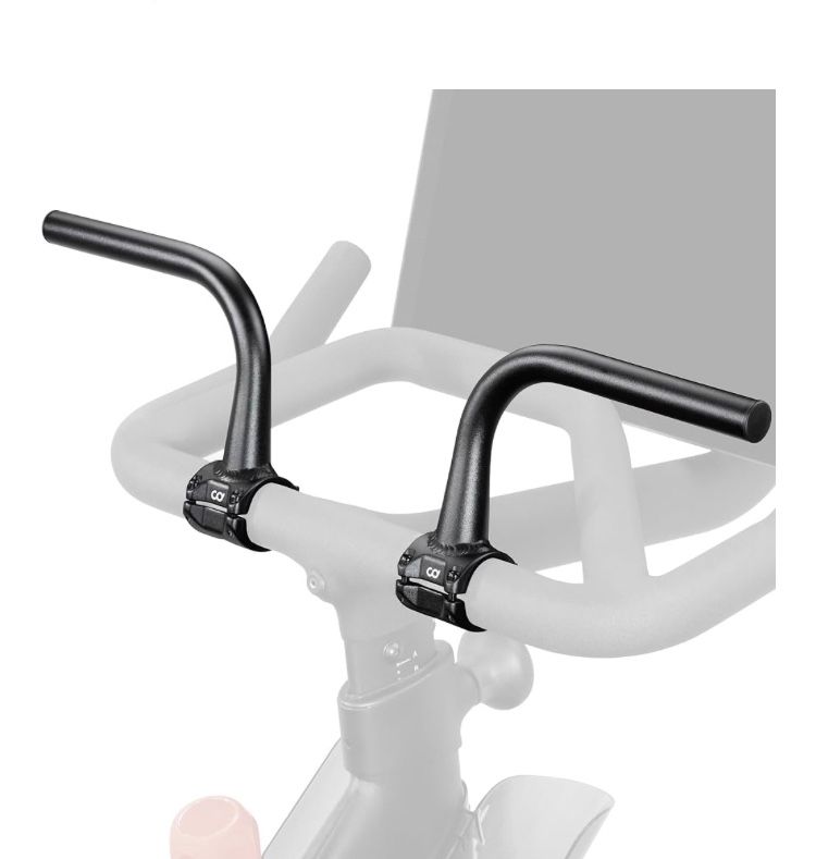 New CyclingDeal 1 Pair Handlebar Extenders Indoor Exercise Bike Great Handlebar Extension Accessory for Peloton Compatible with Bicycle Handlebars $10