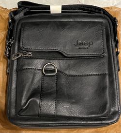 Leather Crossbody Bag.  Messenger.   jeep Handbag purse