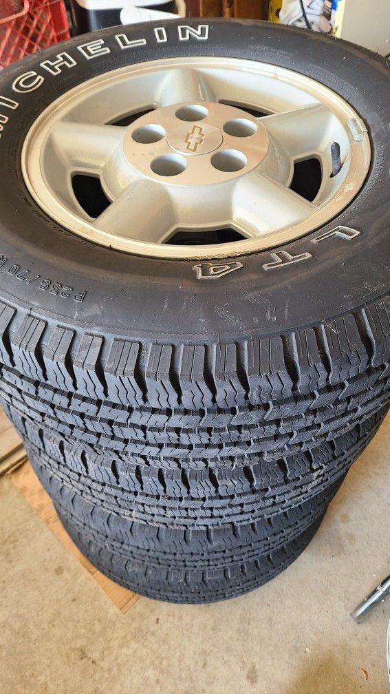 Chevy S10 Tires And Wheels 15"