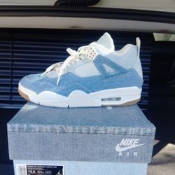 Women's 10.5 Jordan Retro 4 Denim