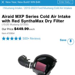 15-20 Gt350 Airaid Intake