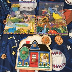 3 Melissa And Doug Puzzles