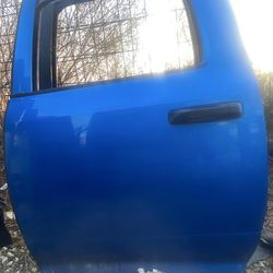 09-18 Blue Ram 19-24 Ram Classic Crew Driver Rear Door OEM MKD72