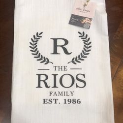 Personalized Kitchen Towel 