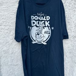 New  Men  Short Sleeve  Donal Duck   T-Shirt  in size 3XLT 