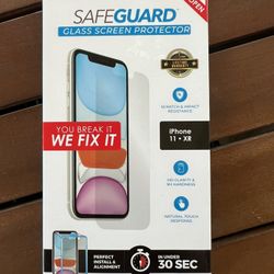 New Liquipel Safeguard Glass Screen Protector for iPhone 11 or Xr