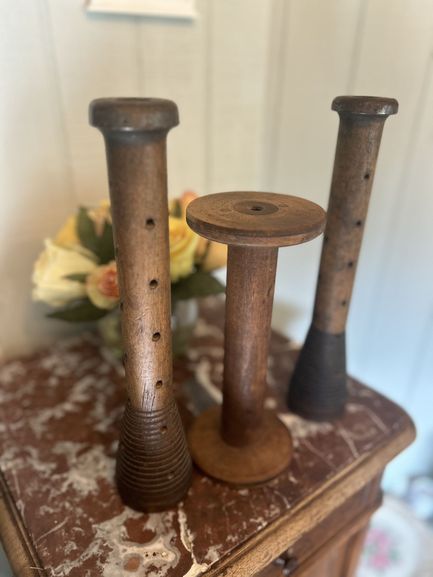 Wooden Sewing Spools