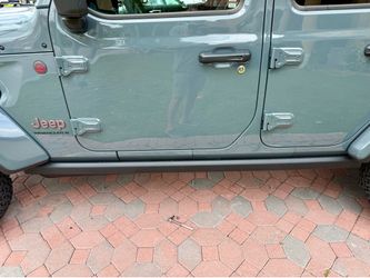 2018-2026 4 Door JEEP WRANGLER JL RUBICON OEM ROCK RAILS