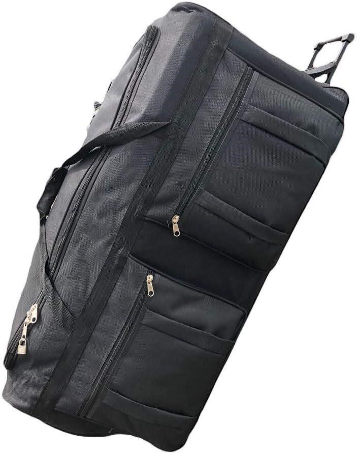 42-inch Rolling Duffle Bag with Wheels, Luggage Bag, Hockey Bag, XL Duffle Bag With Rollers, Heavy Duty Oversized Storage Bag