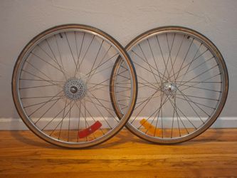 Campagnolo wheel set with super champion rims $130 27"