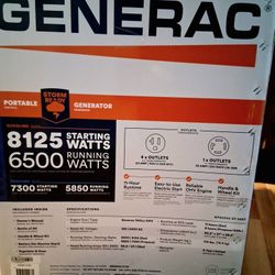 Portable Generac Generator Brand New