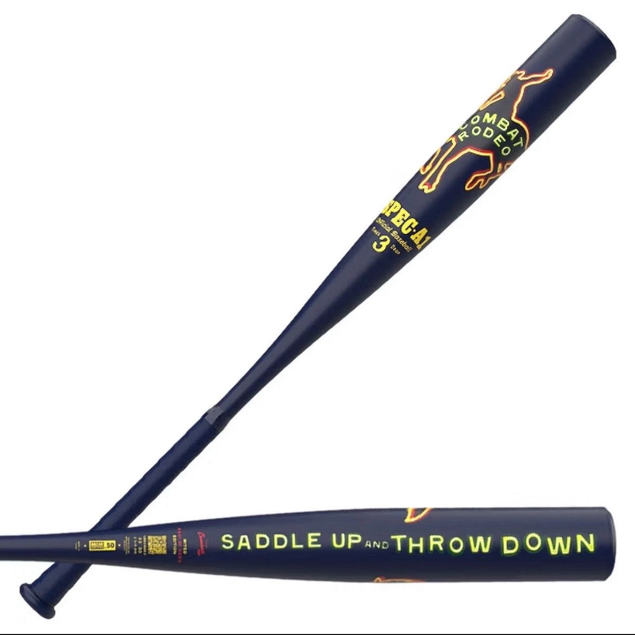 Combat Midnight Rodeo “Saddle Up” Baseball bat 32” 29