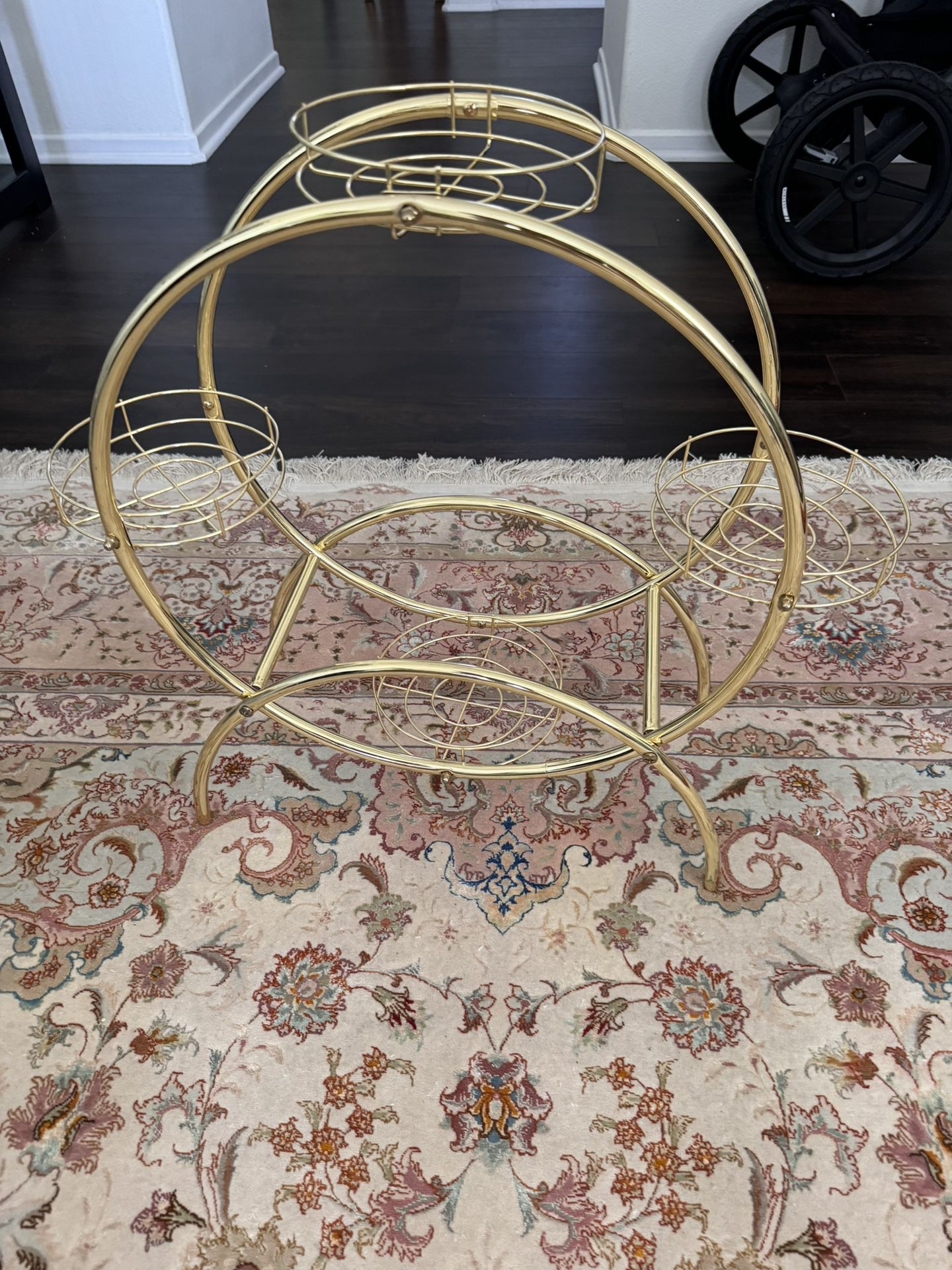 Gold Plant Stand 