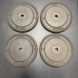 Vintage YORK BARBELL Standard 25 Pound Weight Plates