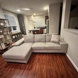 Scandinavian Design Brand Grey Sofa