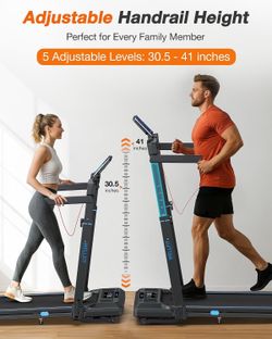 🔥 Powerful Performance in a Compact Design  Built for everyday fitness, this treadmill combines a strong motor, automatic incline, and heavy-duty fra