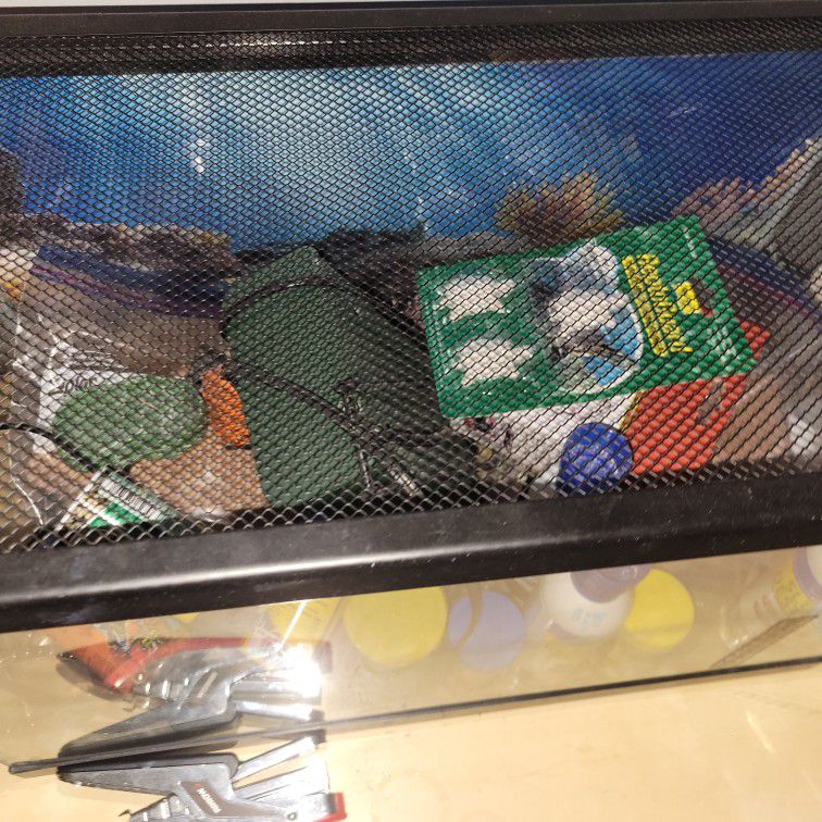 Aquarium For Turtles With Heater , Water Filter Plus 2 Filters Still Not Used Alot Left . Food For Turtles 🐢 