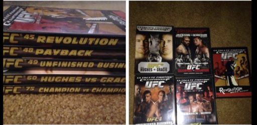5 UFC DVD’s