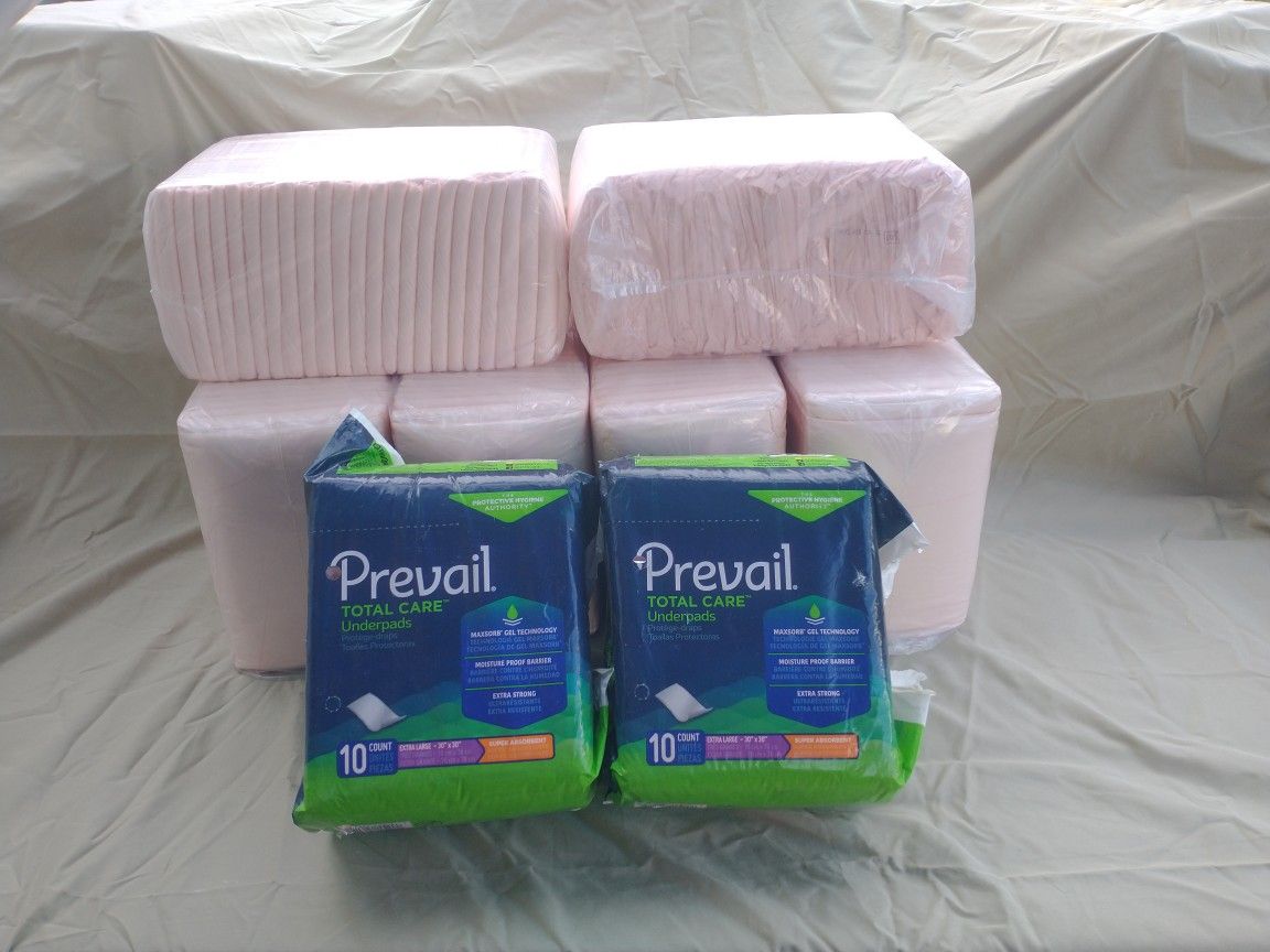 Prevail Underpads 36x30, 30x30