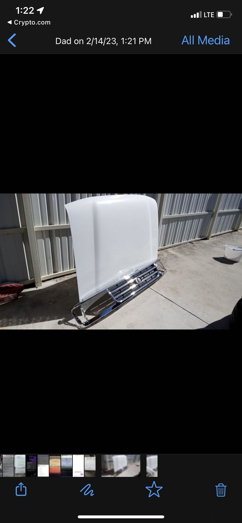 T100 Grill Hood N Fender