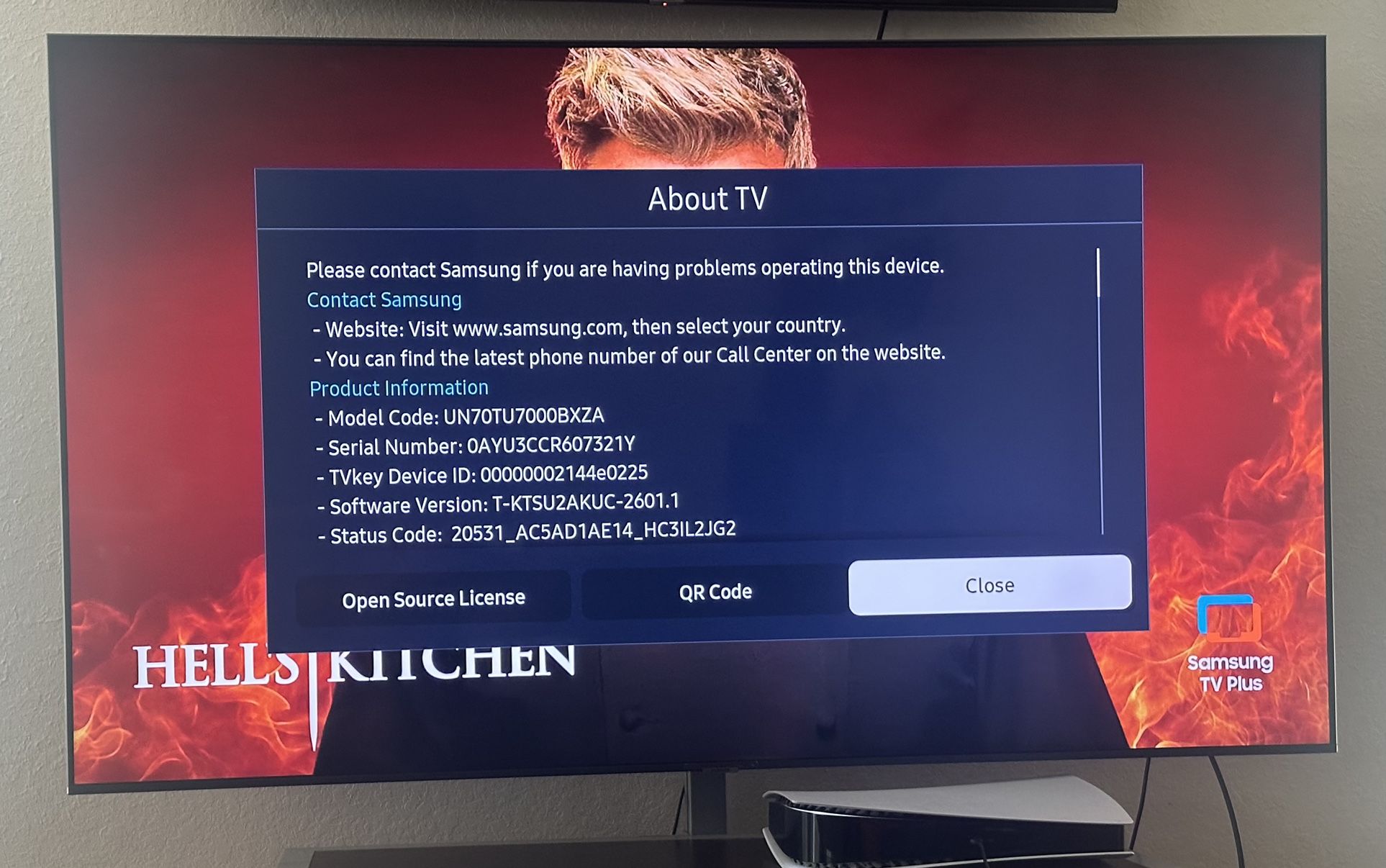 Samsung Smart TV 70”