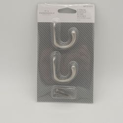 Threshold TARGET STORE robe hooks Coat Hook Bag Hook Hat Hook Silver Single Hook