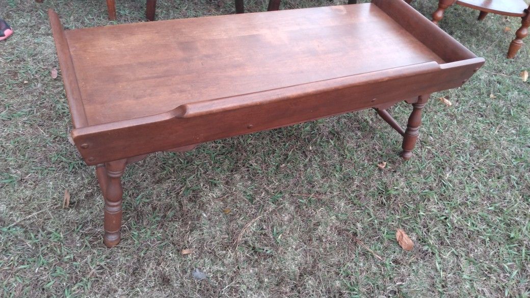 Baumritter Maple Bench/ Table