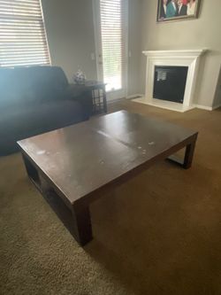 Large Heavy Coffee Table 56”L x 42” $49 OBO