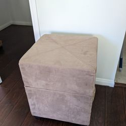 Ottoman Storage Beige 