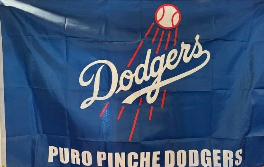 Dodgers Flag 5ftx3ft $20 Firm On Price