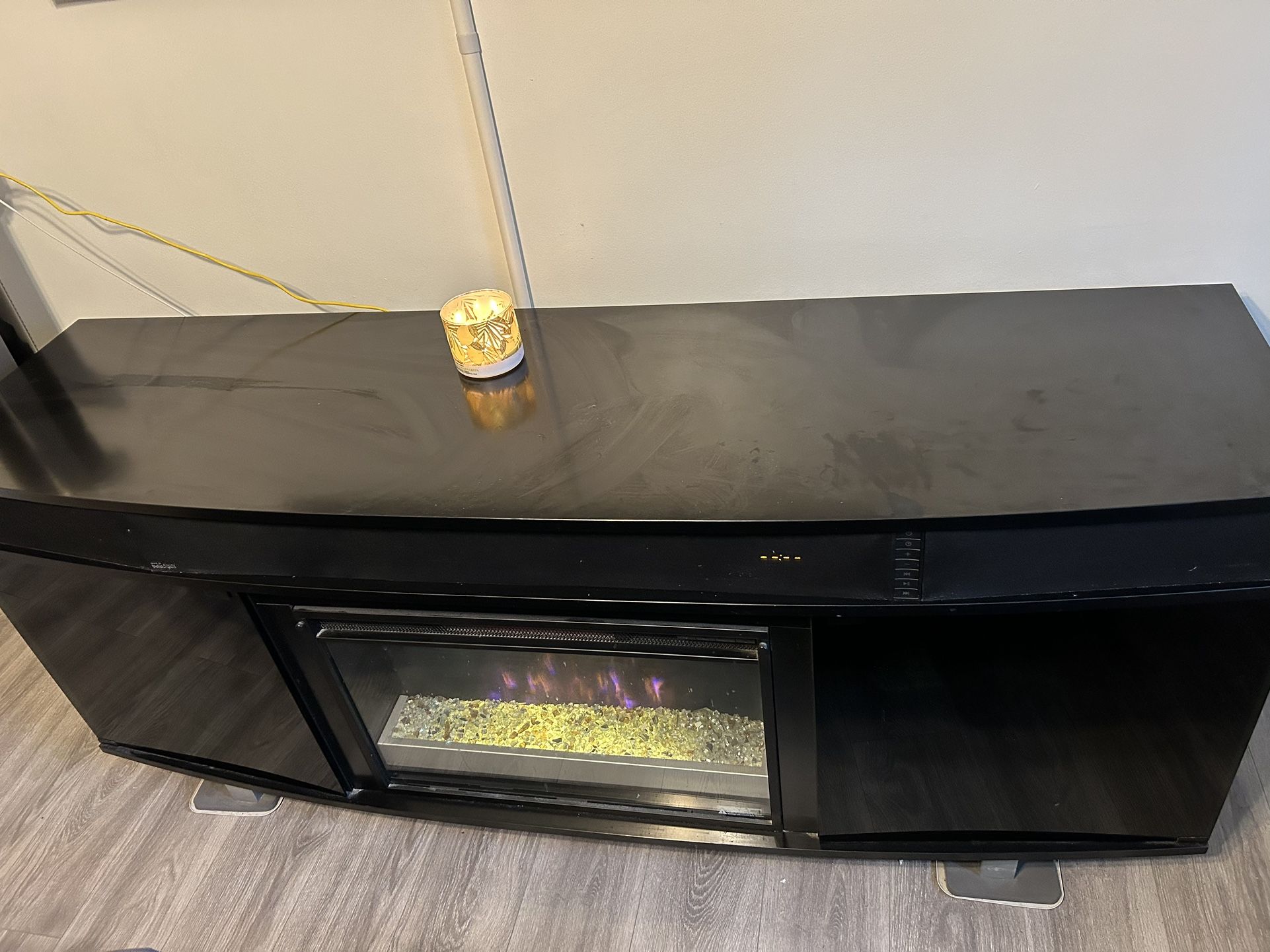 Fireplace With Speaker System