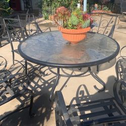 Iron Patio Set