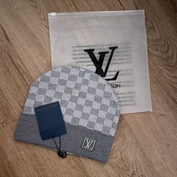 Grey LV Beanie