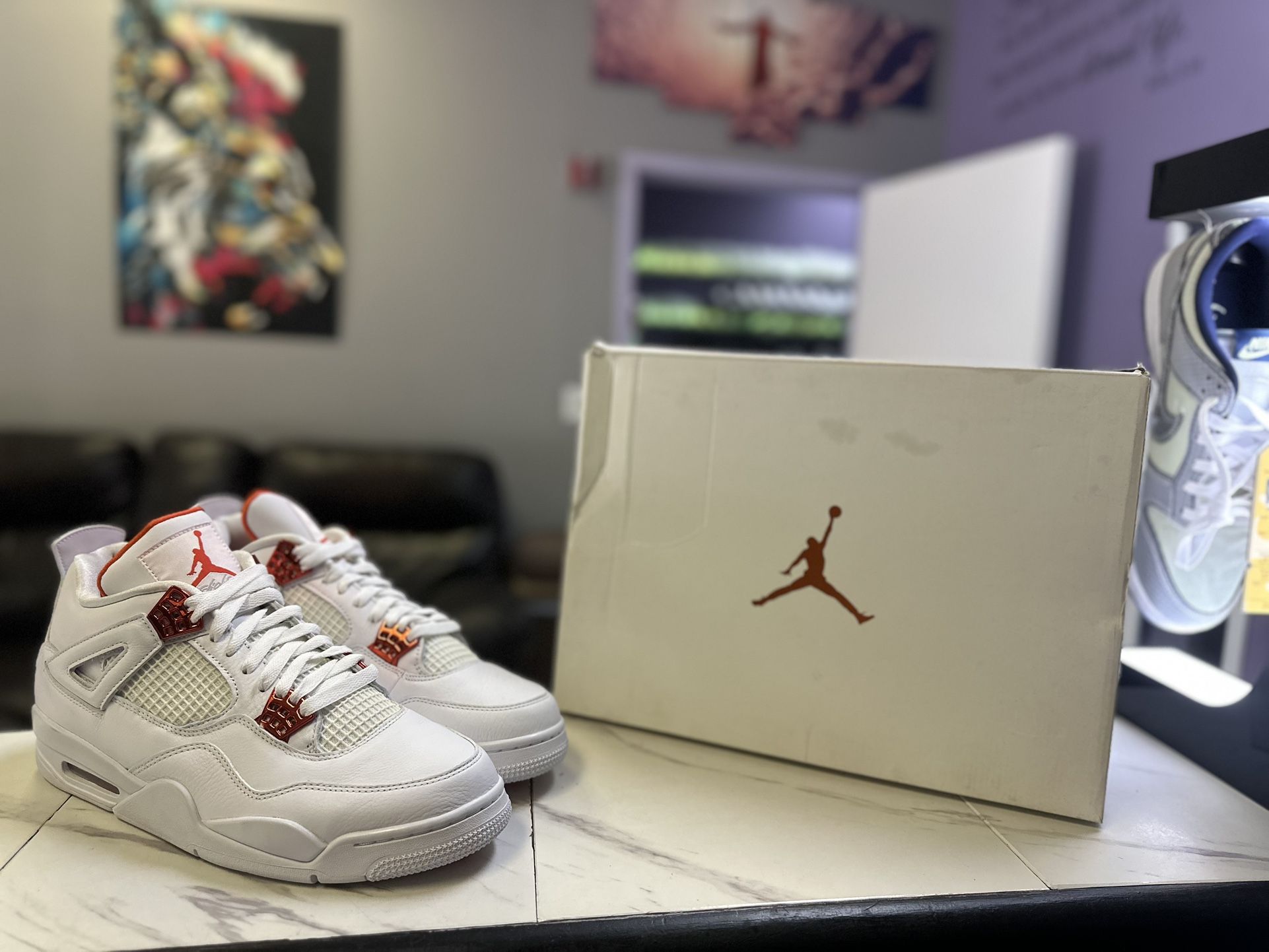Jordan 4 “Orange Metallic”