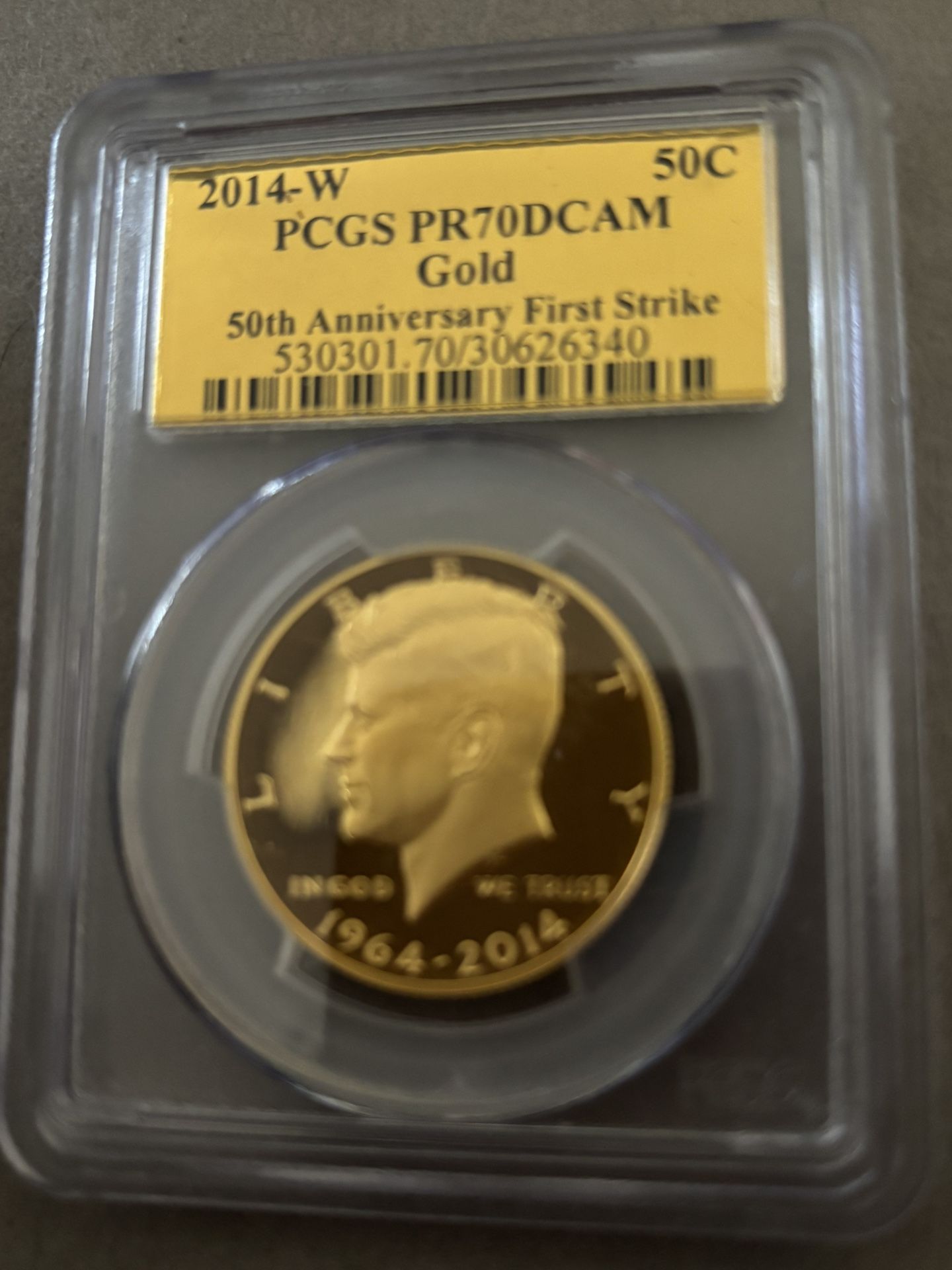 2014 50 C Gold Kennedy