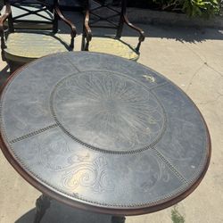 Theodore Alexander Copper Top Round Dinning Set