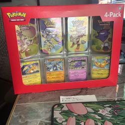 Pokemon 151 4 Pack Mini Tins 