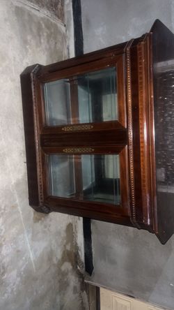 Wood cabinets