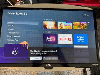 onn 24” Class 720P HD Roku Smart Television, 100012590