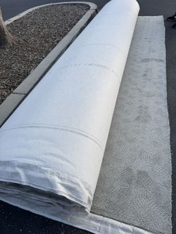 12x12 CARPET AND PADDING