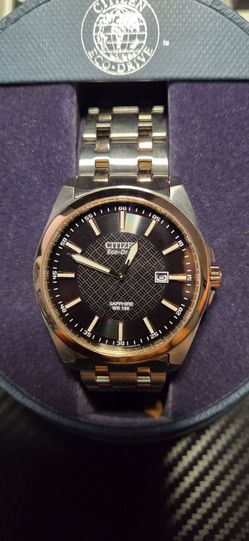Citizen Eco-Drive Men’s Watch – Sapphire Crystal – WR100 – Stainless Steel