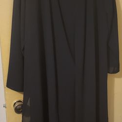 2pc Women's Navy Dress Plus Size 