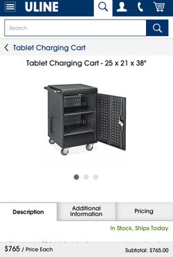 Tablet Charging Cart
