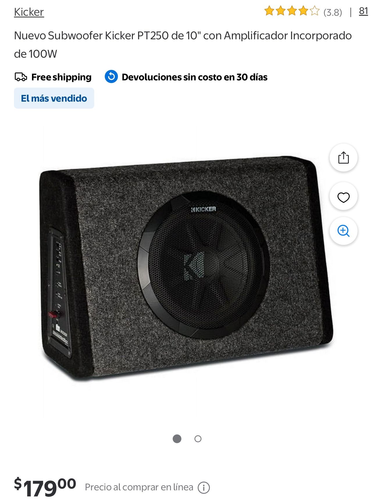 Kicker 10”