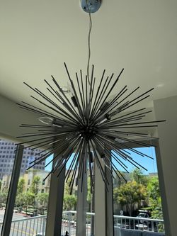 Z gallerie star chandelier 29 inch diameter