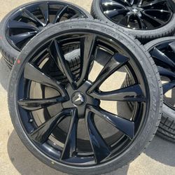 New Tesla Model 3 Rims And Tires 20” Oem Factory Wheels Rines New Gloss Black Rines Y Llantas Nuevas Model 3 Model Y 